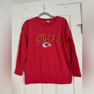 Kansas City Chiefs Crewneck, Size Small
